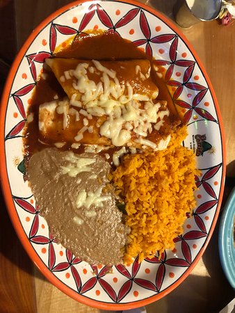 Casa Morales signature dishes Burritos, Enchiladas, #3 Plate, #7 Plate